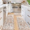 Pauwer Boho Kitchen Rugs Sets of 3 Non Slip Rubber