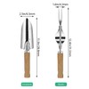 HoHaing Garden Tool Set, 2 Pieces Stainless Steel Heavy Duty