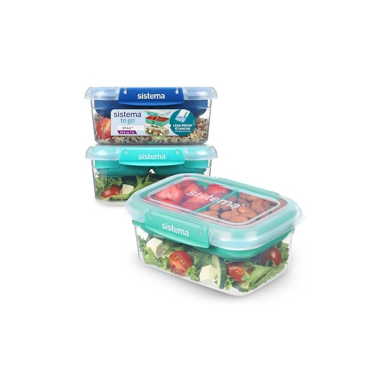 Sistema TO GO Stax - Contenedores de almacenamiento de alimentos
