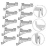 DOITOOL Aluminum Freezer Shelf Clips 10pcs Fridge Shelf Holder Refrigerator