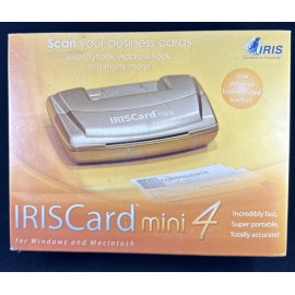 IRIS Card mini 4 -Personal Business Card Scanner, New Sealed in factory  plastic
