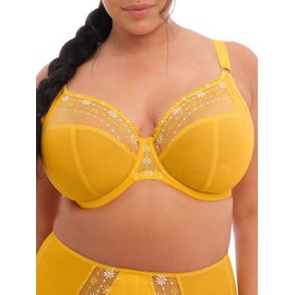 Elomi Women's Plus Size Underwire Plunge Bra, Daisy, 38E