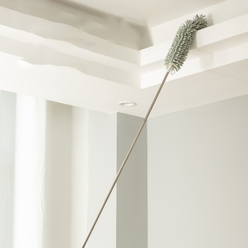Adjustable length, cleaning under the bed, removing cobwebs, long duster,