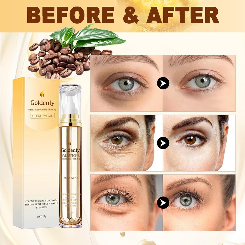 Caffeine Eye Serum, Under Eye Cream for Dark Circles and