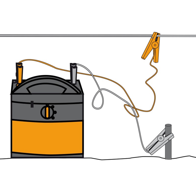 Gallagher - 9V/12V Fence connecting cable set
