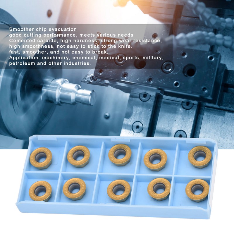 PVD Coating Carbide Milling Insert Cutter Blade for Machinery Chemical