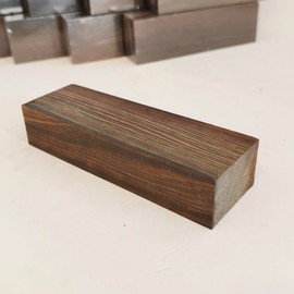 Macassar Ebony Exotic Lumber Hardwood Burl Knives Handle Scales Knife Makers Material Wood DIY Tools 1Pc Size: 1 1/2" x 1" x 5 1/8" Inches (+/- 1/16 Inches)