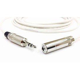 Custom Cable Connection 15 Foot Plenum CL3P 3.5mm (1/8 inch) Stereo Audio Extension Cable Male to Female