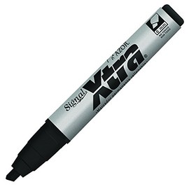 Marcador Permanente Signal Xtra, Color Negro 12 Piezas Azor 301.40001