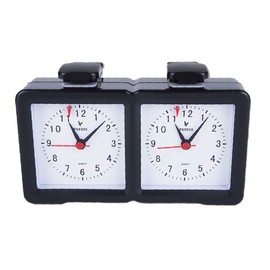 Chess Timer, Electronic Analog Chess Timer Clock, Professional Chess Clock for I-GO, Board Game