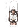 Vintage Camping Lantern 24h Battery Life USB Charging Detachable Lampshade