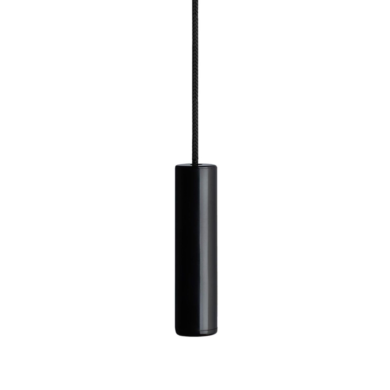 Bathroom Light Pull Cord String with Contemporary Jet Black Cord