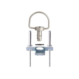 MOTO4U Motorcycle Race Fasteners Quick Release D-Ring 1/4 Turn Race Fairing Fasteners Rivet Type B 14mm (10 Pack) Matt Sliver