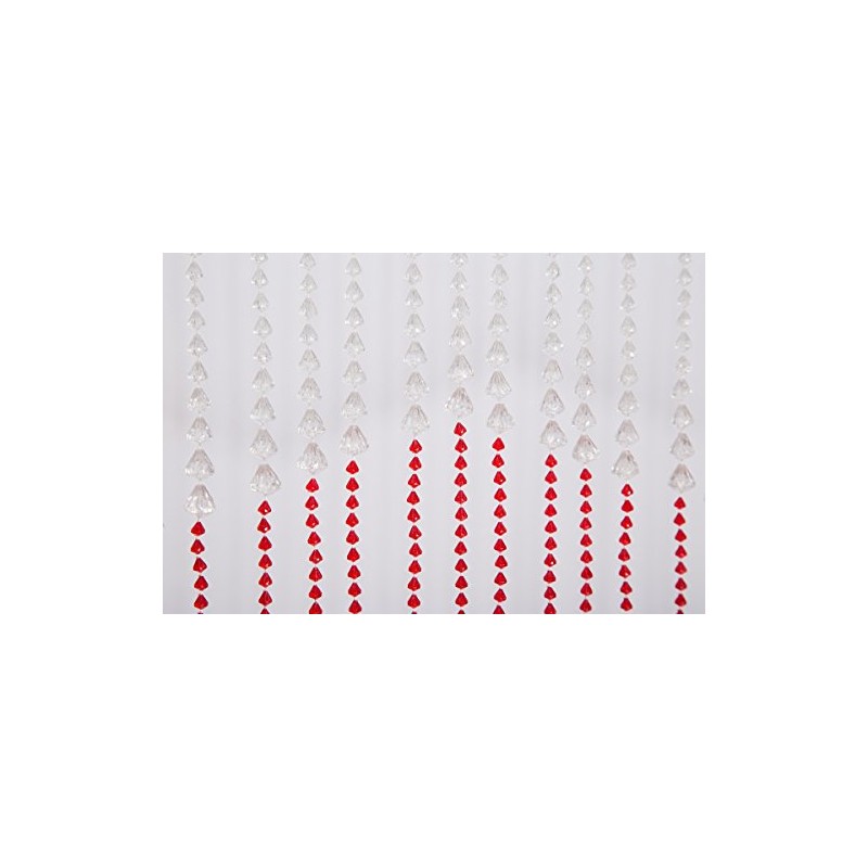 THY COLLECTIBLES Beautiful Acrylic Beaded Valance Curtain Window Door Room