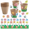 Ayfjovs Garden Paper Pot Craft Kit 10 Pack Flower Planting