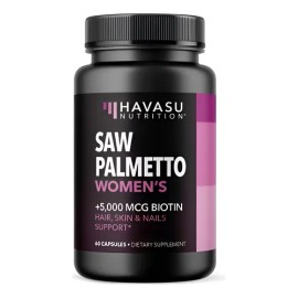 Havasu Nutrition Saw Palmetto Women's + Biotina 60 Caps Sfn
