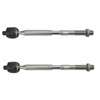 TRQ Front Inner Tie Rod Set 2 Piece Compatible with
