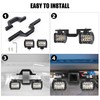 BESTZHEYU 4 Inch 60W LED Hitch Light with 3 Inch