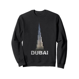 Dubai Skyscraper Burj Khalifa United Arab Emirates Dubai UAE Sweatshirt