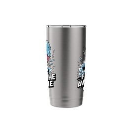 Flavor Avalanche In A Cone Fruity Shaved Ice Design Stainless Steel Insulated Tumbler