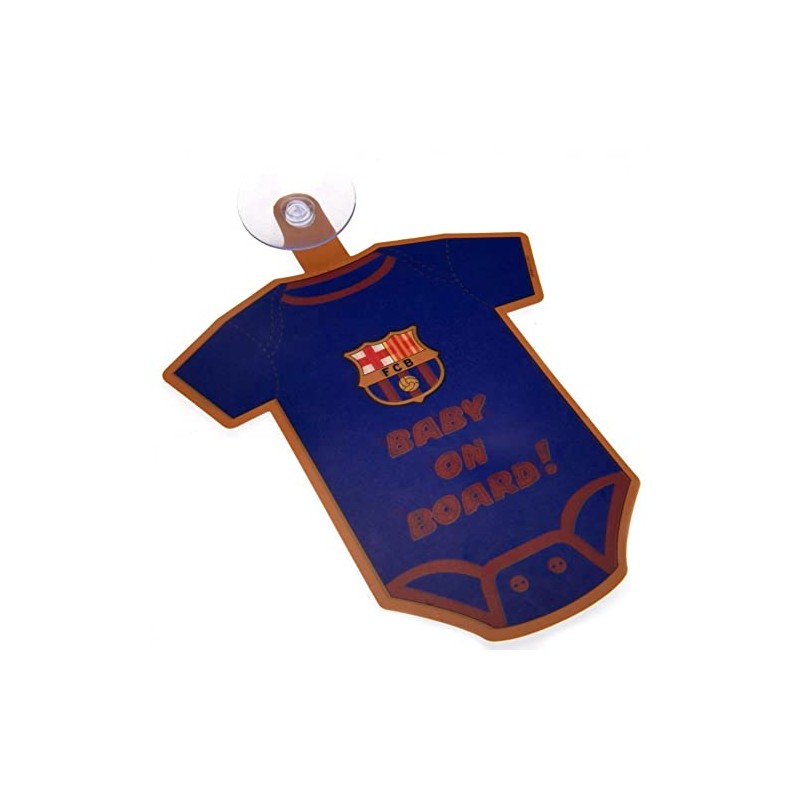 FC Barcelona Football Kit Baby On Board Car Window Sign