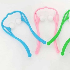 massage roller roller massager Back neck massage pink 3ea