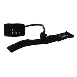 U can Liga Banda de Resistencia Tubular con Agarradera | Incluye Tobillera y Muñequera Ajustables | Ideal para Pies, Puños y Brazos | Pilates, Barre, 