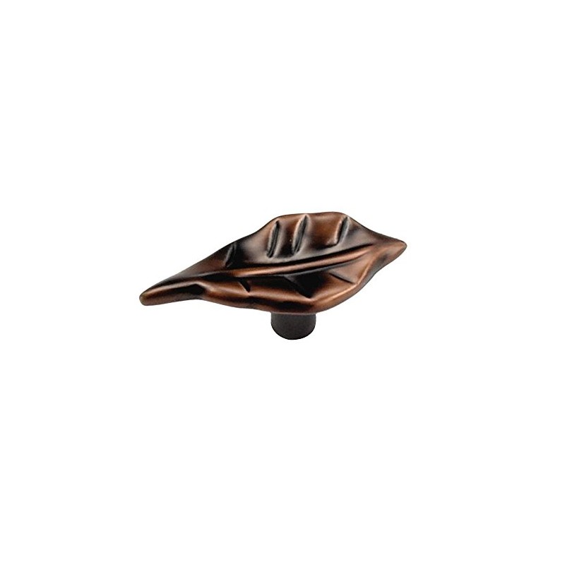 Laurey 24977 Cabinet Hardware 2-Inch Leaf Knob, Venetian Bronze