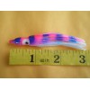 Unbranded 50 PCS. 3" (7.5cm.) BLUE SQUID SKIRT HOOCHIES, OCTOPUS
