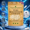 Pure Magnesium Citrate Capsules | Elemental Magnesium 15.3% | Clean