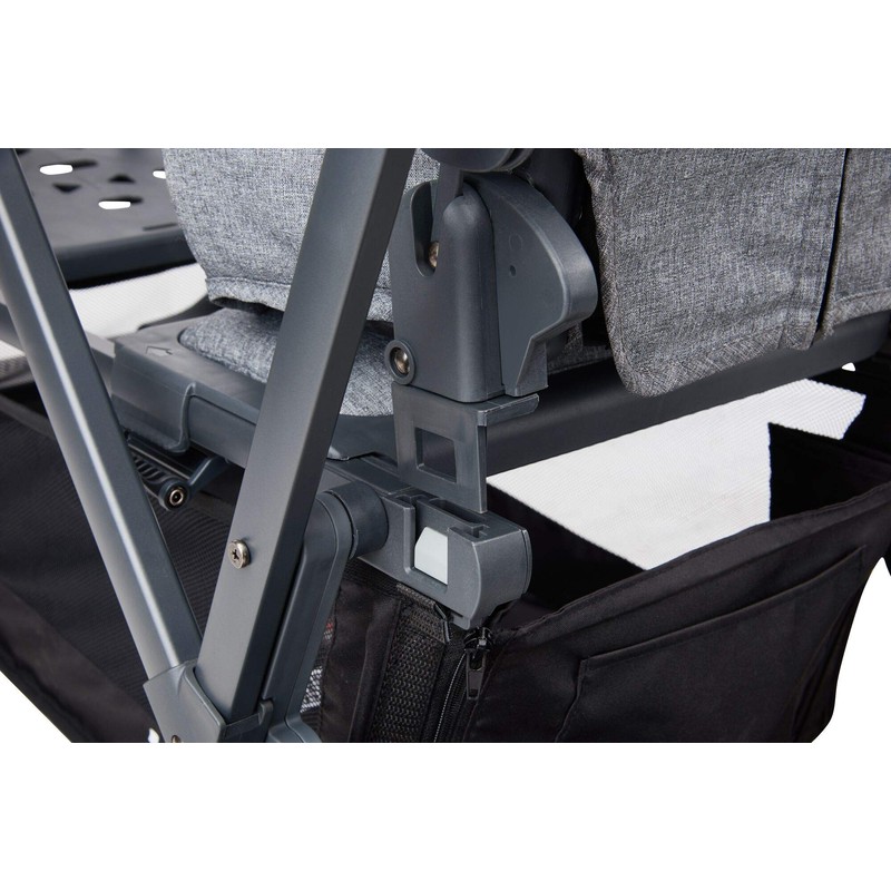 JOOVY Caboose S Rear Seat - Grey Melange