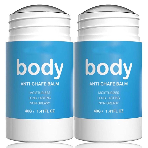 2Pcs Anti Chafe Stick, Water & Sweat Proof Balm for