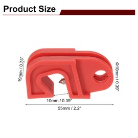 sourcing map 2pcs Circuit Breaker Lockout Industrial Grade Miniature Loto Device Large Breaker Switch for Electrical Universal Single and Multi Pole Lockout