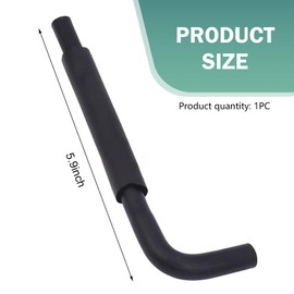 Merdege PCV Valve Hose, #12204-28020 12262-28021 1220428020 1226228021, Positive Crankcase Ventilation Tube Replacement, Compatible with Camry Corolla Highlander Solara Matrix (Black)