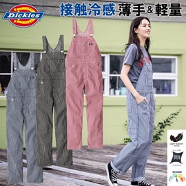 Musashino Uniform Dickies Stretch Hickory Overalls, Spring and Summer, D-109, Thin and Lightweight, UPF50, UV Protection, Work Clothes, Unisex, Corcos, 1-navy