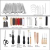 Leather Tooling Kit, Leather Craft Tools Leather Working Kit with