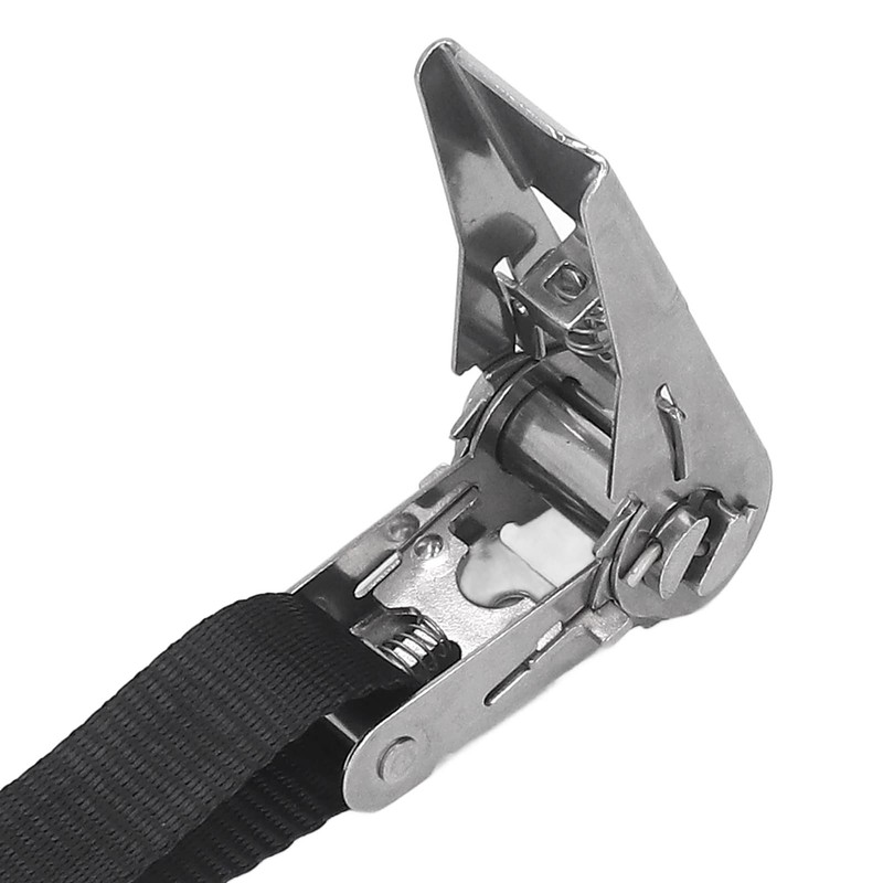 2pcs Stainless Steel Ratchet Straps,Heavy Duty Ratchet Hook with Ratchet