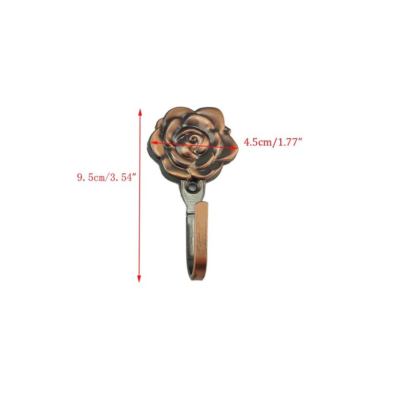 Yueton Pack of 2 Vintage Rose Pattern Coat Hat Handbags