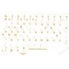 Dvorak Programmer Keyboard Stickers Transparent Yellow Letters for Any Laptop