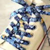 CocoLuck Crepe Shoelaces with Japanese Patterns, 46.1 inches (117 cm)