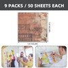 9 PCS Retro Sticky Notes 3x3 Cute and Aesthetic Post