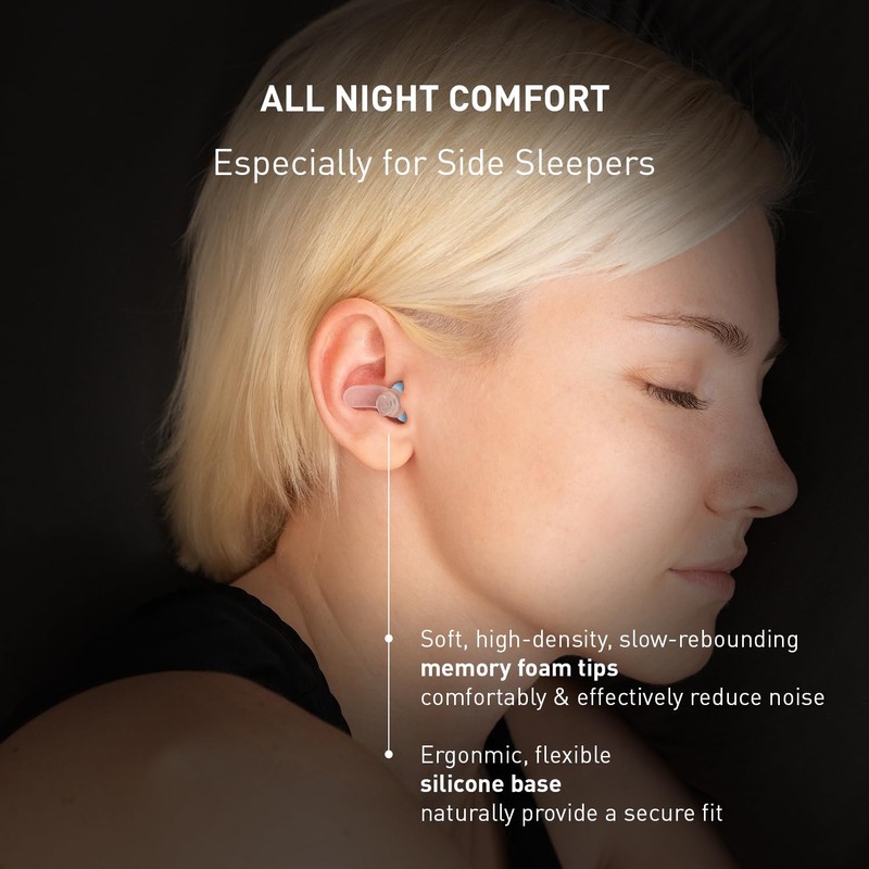 Sleeper Foam Ear Plugs | Comfortable & Adaptable Memory Foam