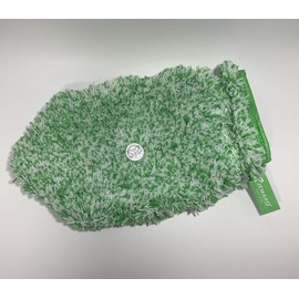 Jemako Cleaning Glove Long Pile Green Fibre Particularly Absorbent for Surface-friendly Cleaning Microfibre Household Car