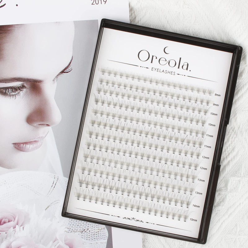 Oreola Individual Lashes Clusters for Eyelash Extensions Reusable Fake Lashes
