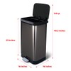 Glad 20 Gallon / 75.5 Liter Extra Capacity Stainless Steel