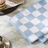 Ohocut Checkered Kitchen Tea Towel, Pack of 2, 18 x