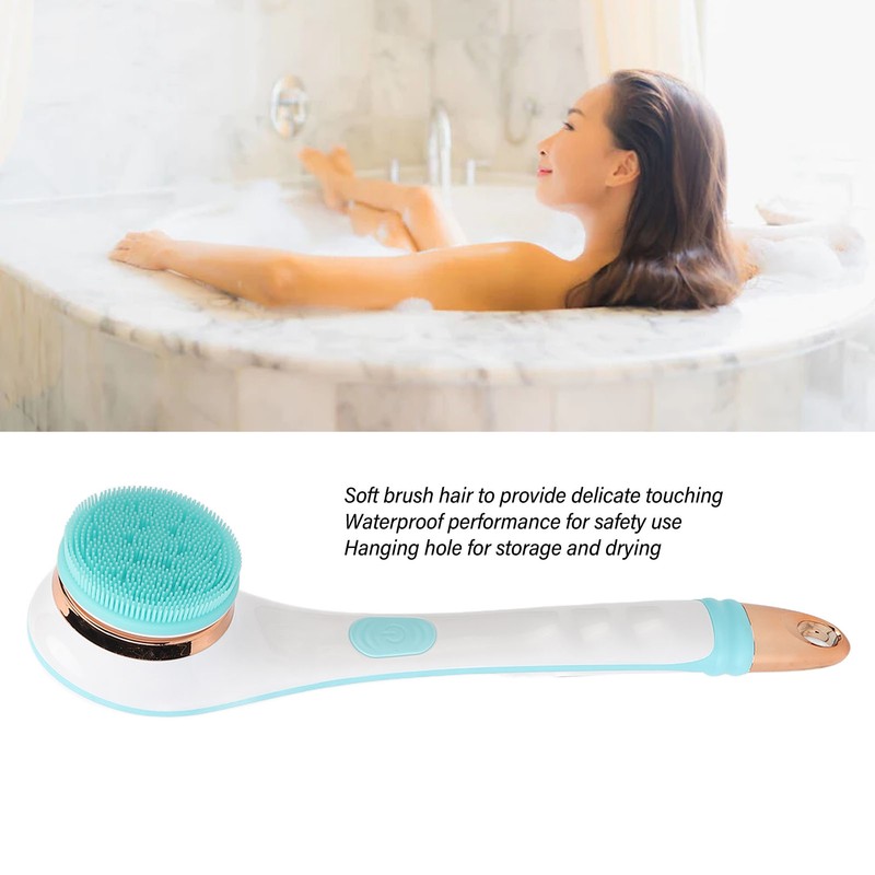 Electric Body Brush Set 360 Degrees Rotating 4 Heads Long