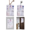 MISSLO Shower Caddy Organizer 5 Pockets Roll up Hanging Bathroom