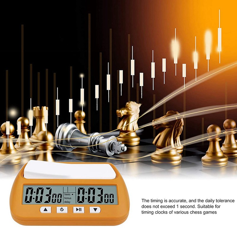 5X Chess Clock, Digital Chess & Game, Multipurpose Portable Professional