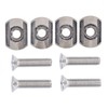 Surfing Accessories Stainless Steel Fin Screw and Plate for Surf